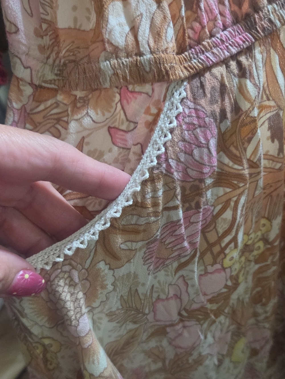 Spell & the Gypsy Jungle Mini Dress in Cream Women XL - Picture 5 of 9